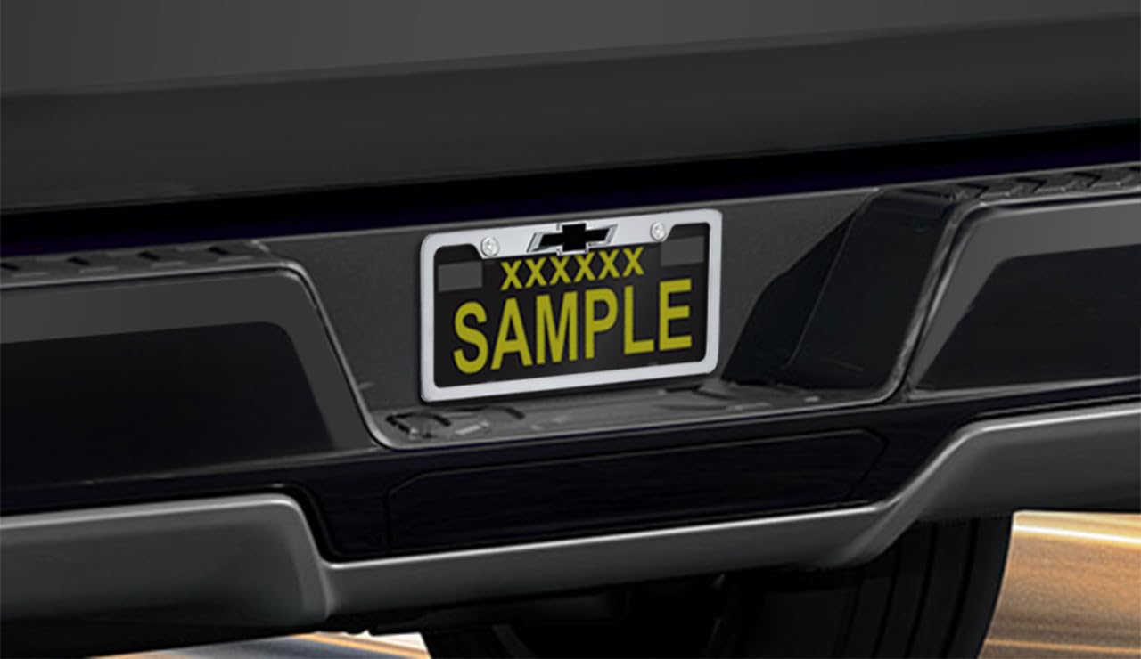 Amazon.co.jp: シボレー シボレーサテンクローム仕上げ メタルナンバー